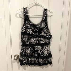 White House Black Market Layered Blouse